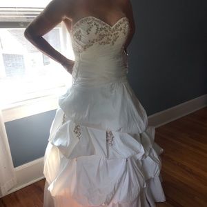 Wedding Dress and Shoes